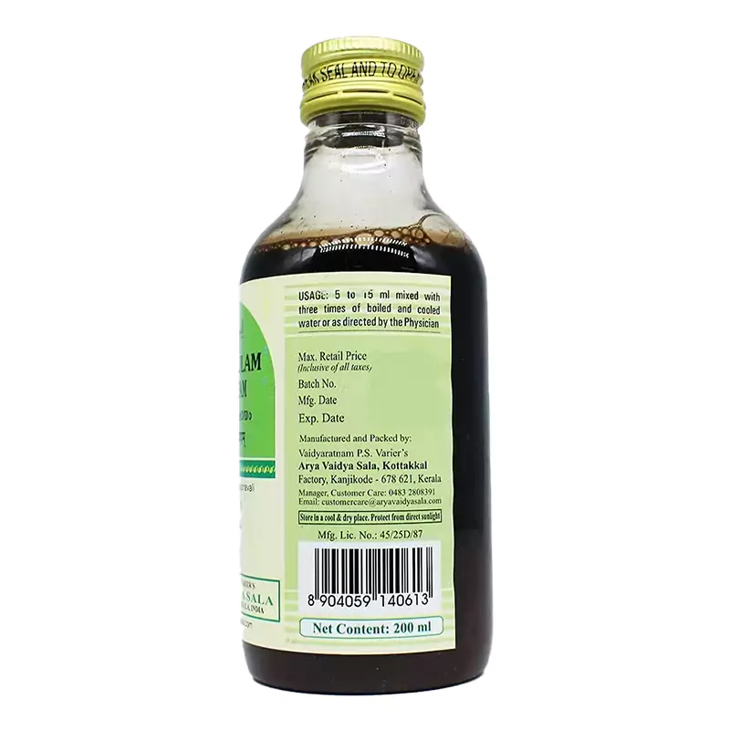 Kottakkal Arya Vaidyasala Dasamulam Kashayam, 200 ml-3.webp